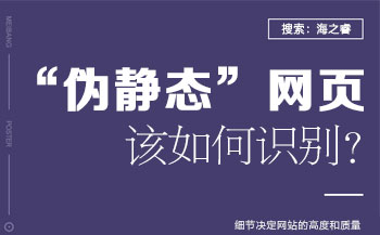 網(wǎng)站建設(shè)之您的網(wǎng)站還是“偽靜態(tài)”嘛？