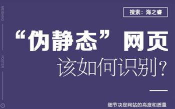 網(wǎng)站建設(shè)之您的網(wǎng)站還是“偽靜態(tài)”嘛？