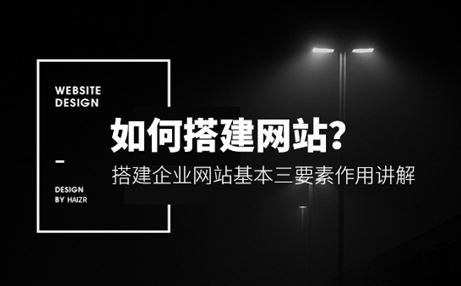 搭建企業(yè)網(wǎng)站基本三要素作用講解