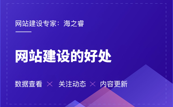 海之睿的網(wǎng)站建設(shè)有那些好處？
